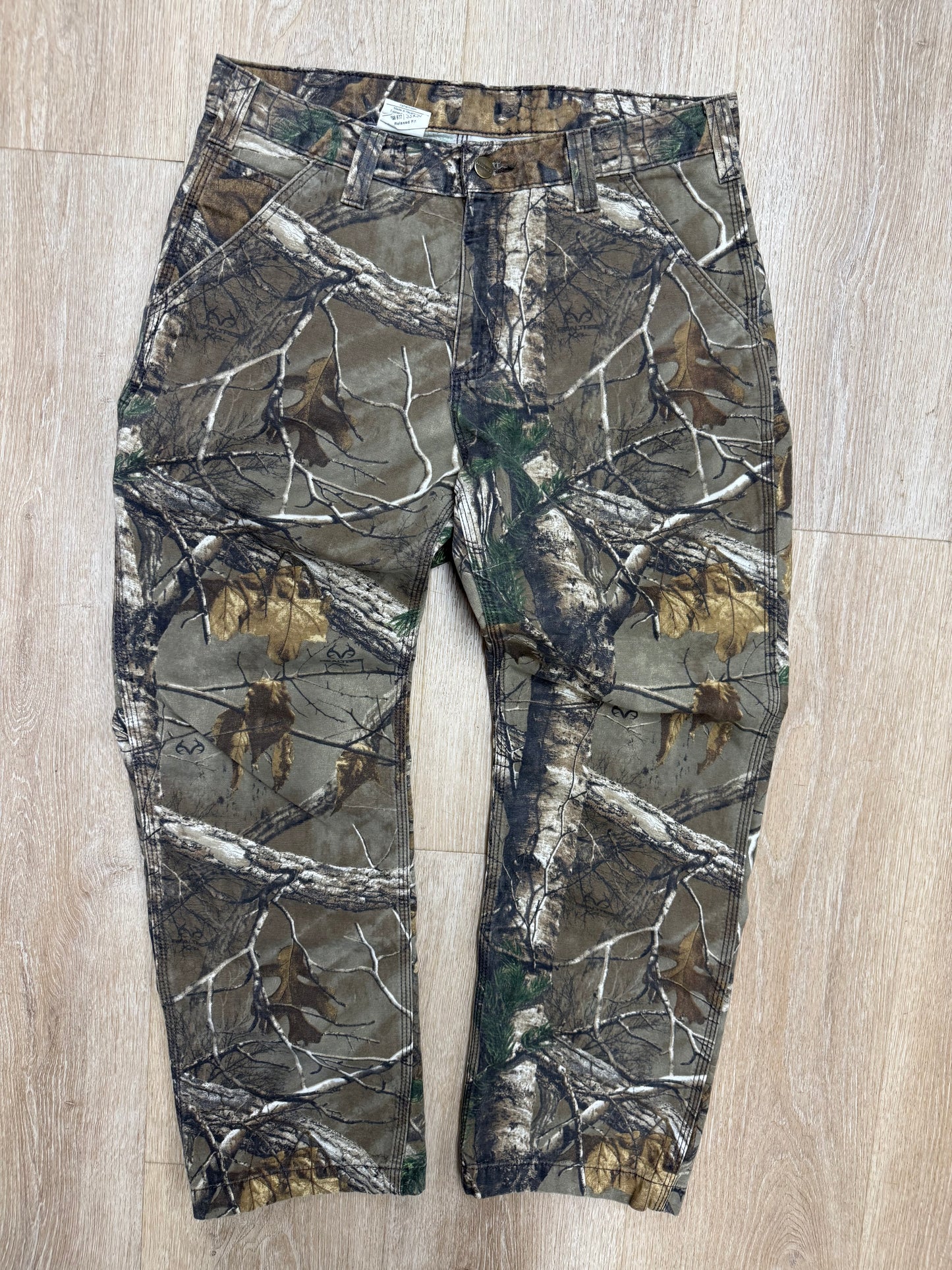 Faded Realtree Carhartt Carpenter Pants - 33 x 28