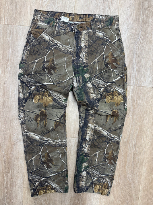 Faded Realtree Carhartt Carpenter Pants - 33 x 28