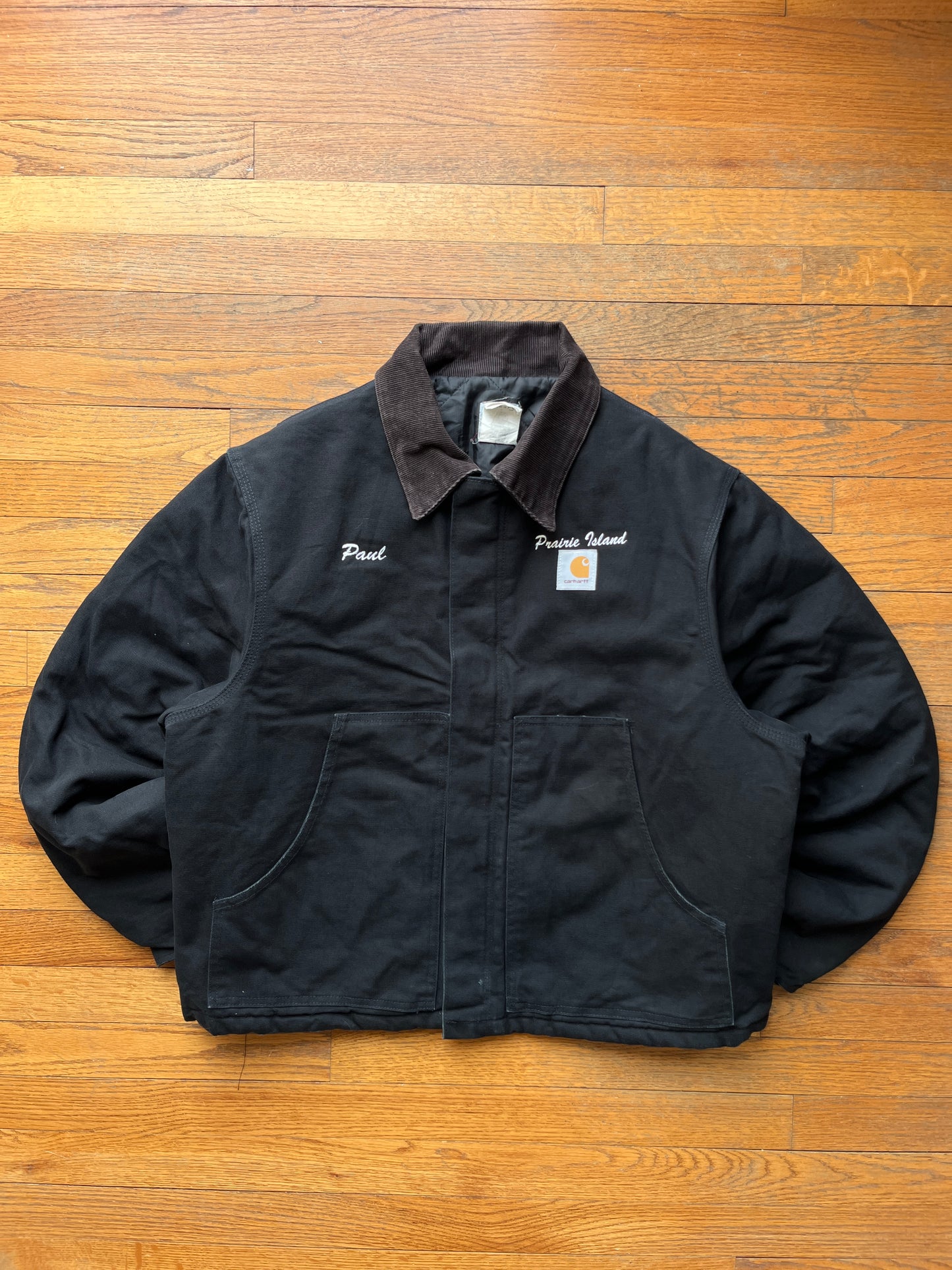 Faded Black Carhartt Arctic Jacket - Boxy Medium