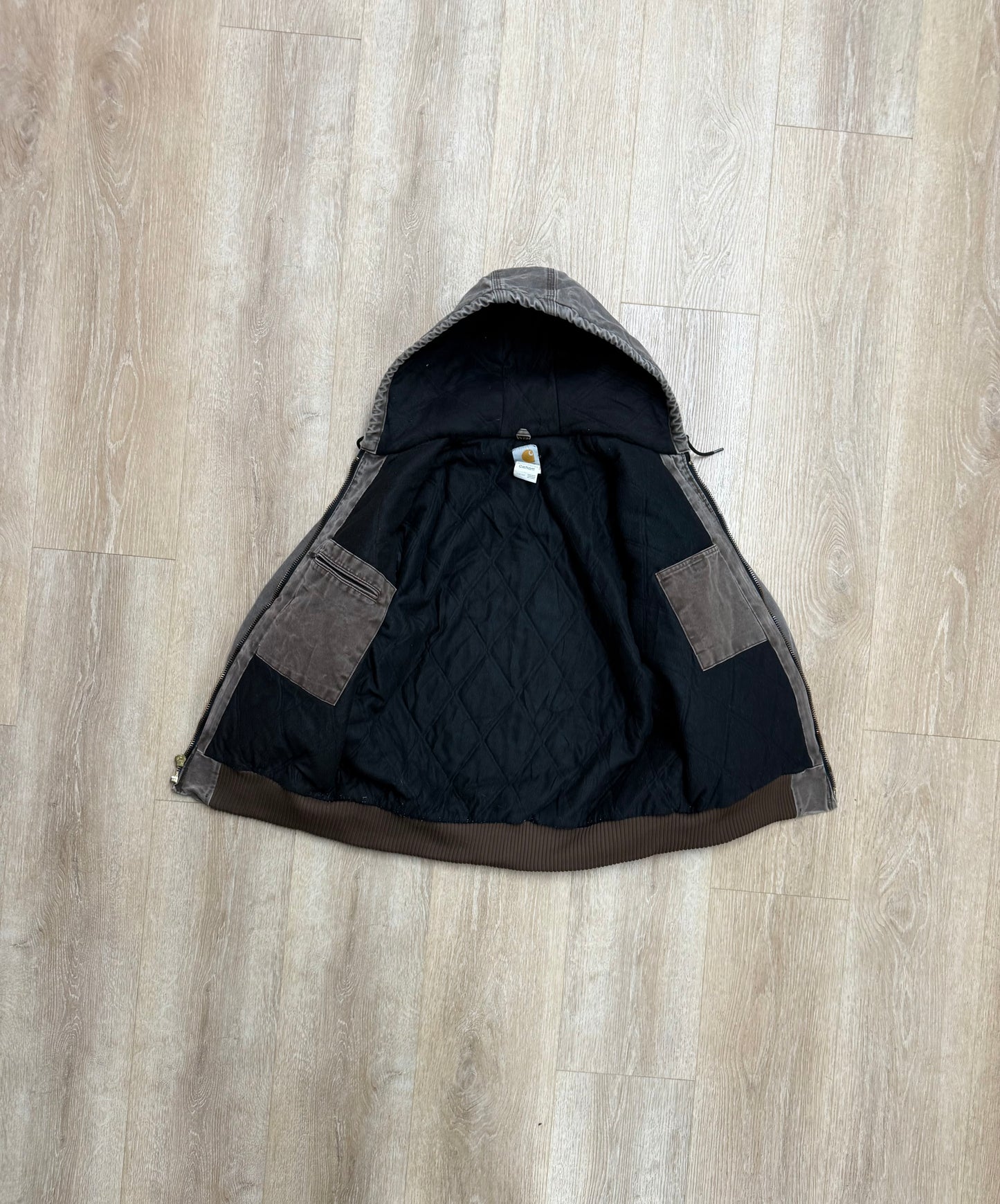 Faded Chestnut Brown Carhartt Active Jacket - Medium