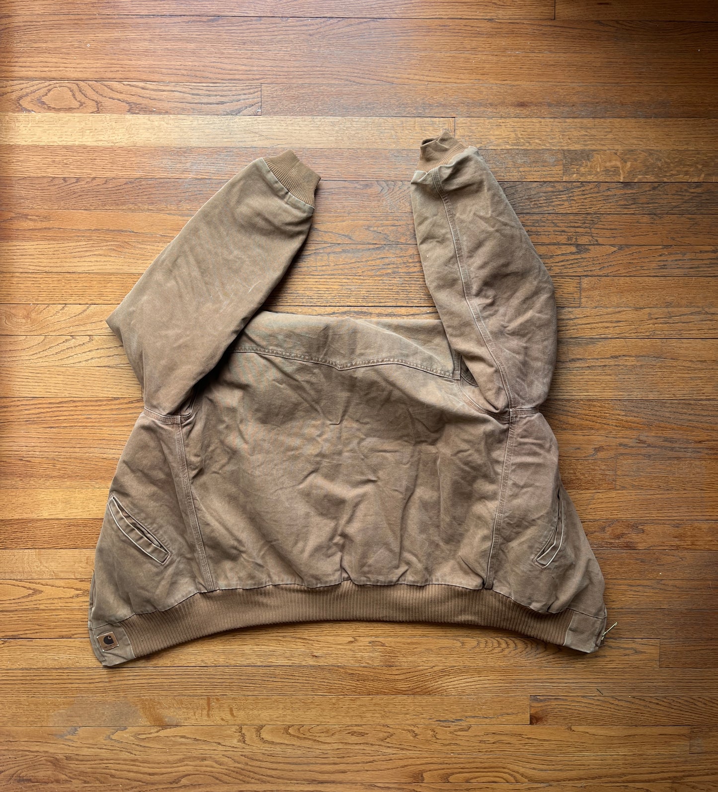 Faded Brown Carhartt Santa Fe Jacket - Medium