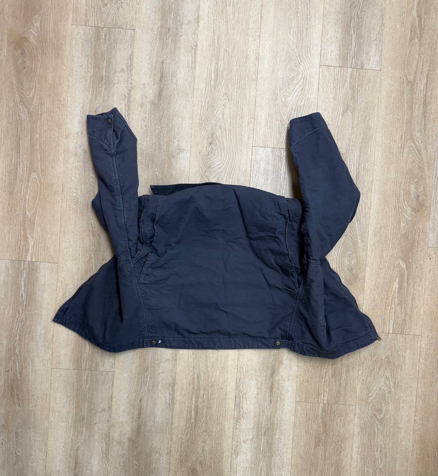 Faded Petrol Blue Carhartt Detroit Jacket - XL