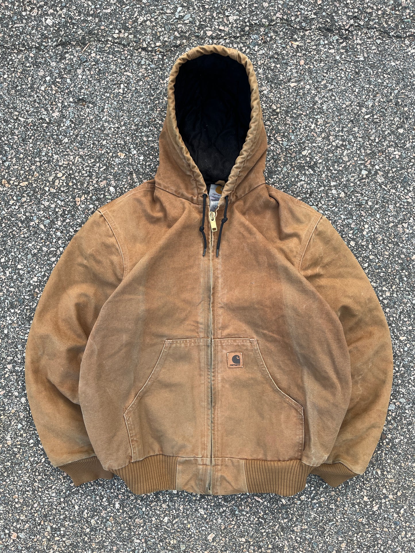 Faded Brown Carharrt Active Jacket - Medium