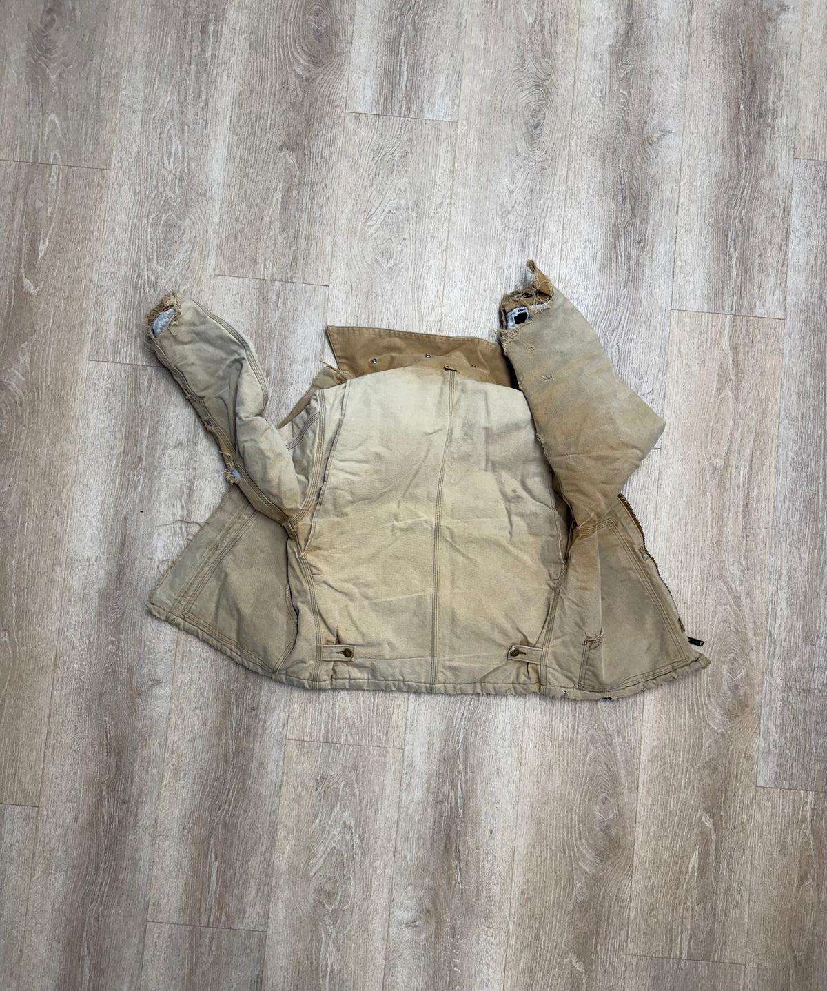 Faded Brown Carhartt Arctic Jacket - Medium
