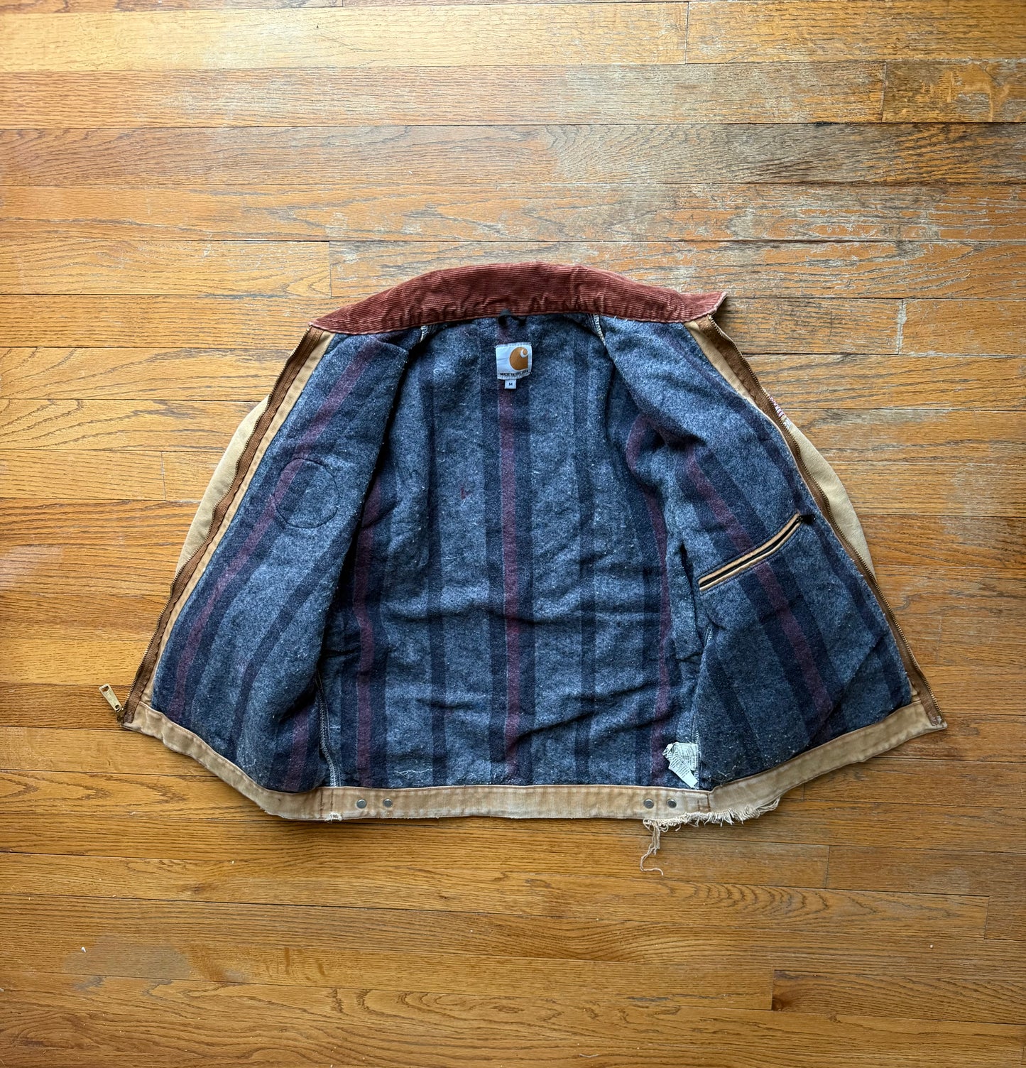 Faded Brown Carhartt Detroit Jacket - Medium