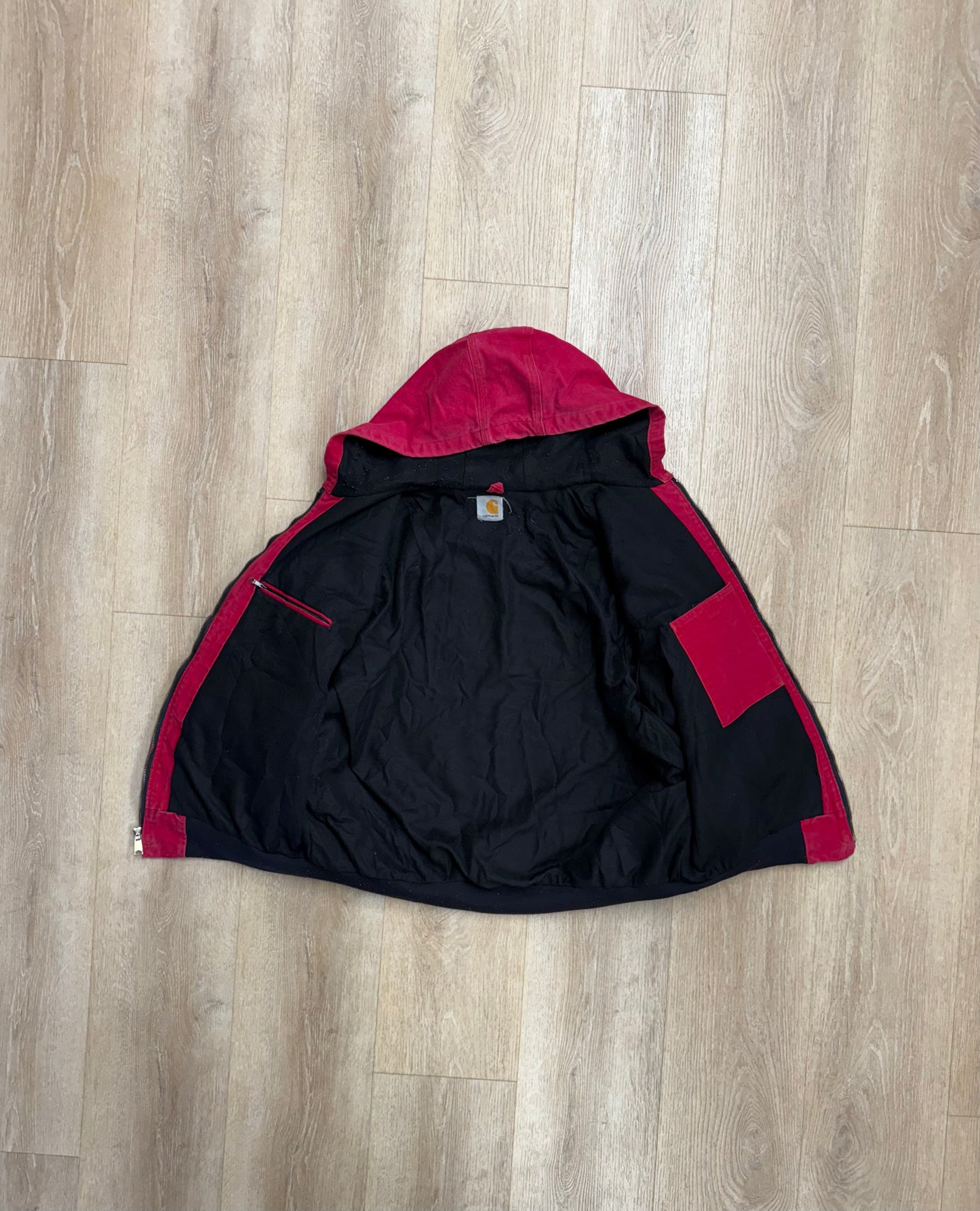 Faded Strawberry Red Carhartt Active Jacket - XL