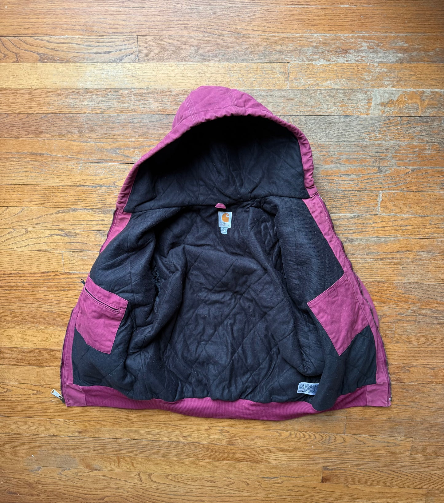 Faded Pink Carhartt Active Jacket - Medium