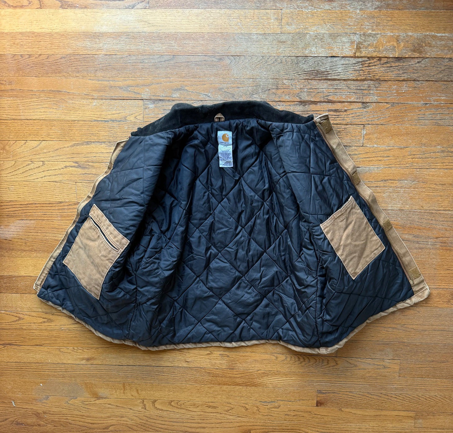 Faded Brown Carhartt Arctic Jacket - Boxy Large