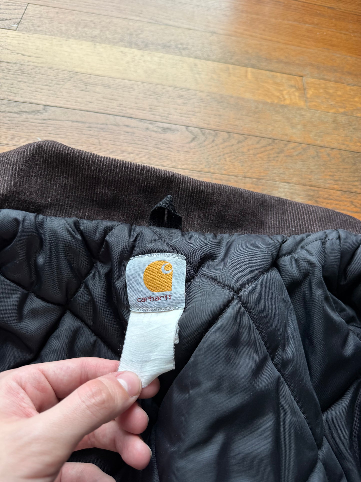 Faded Black Carhartt Arctic Jacket - Medium