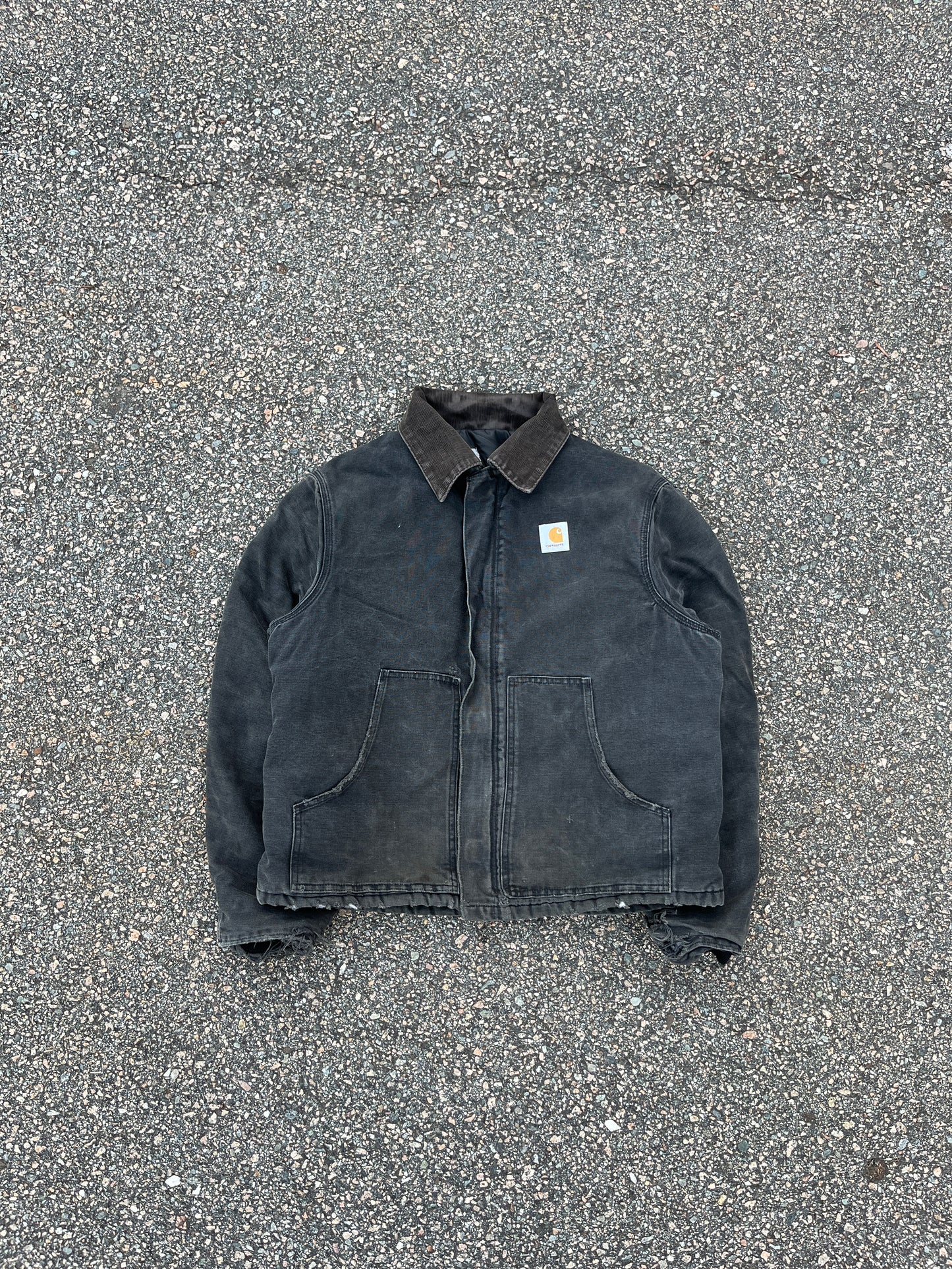 Faded Black Carhartt Arctic Jacket - Boxy Large