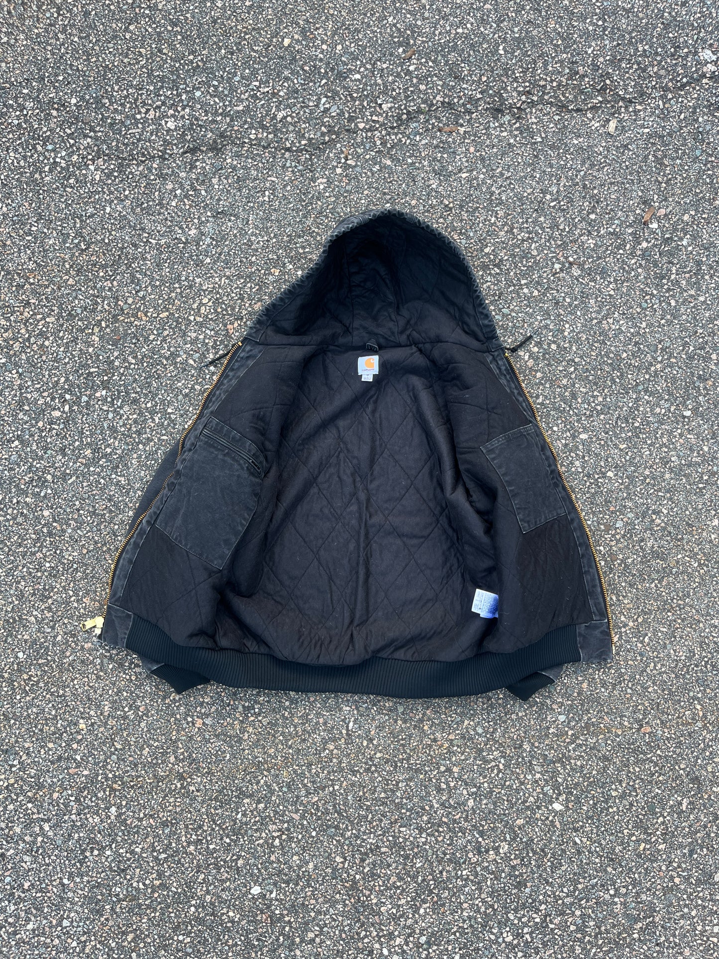 褪色黑色 Carhartt Active 夹克 - 中号