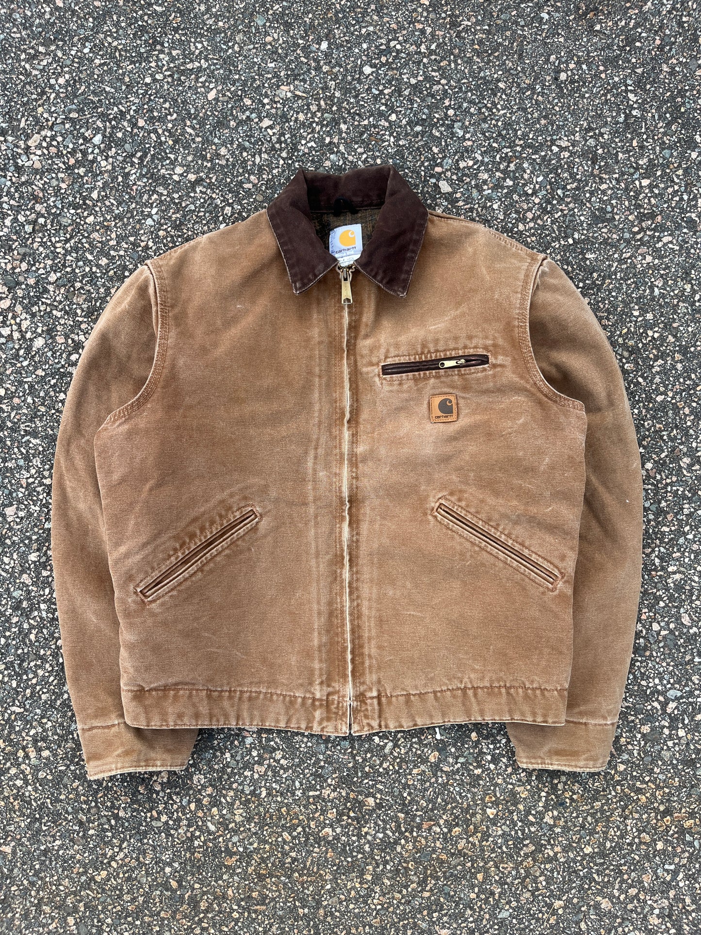 Faded Brown Carhartt Detroit Jacket - Medium