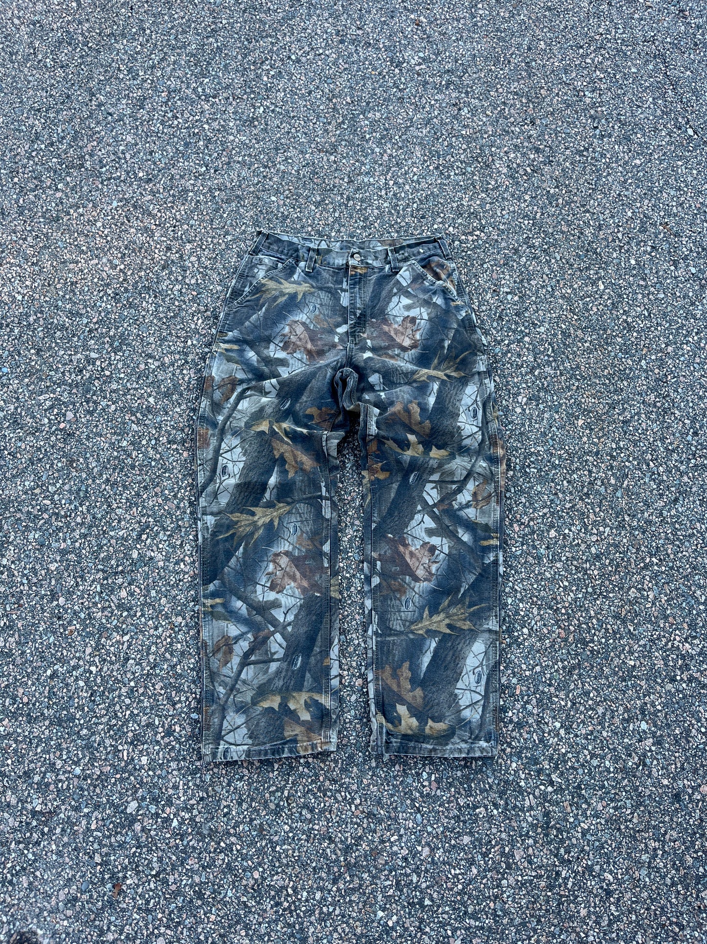 Faded Realtree Carhartt Carpenter Pants - 33 x 31