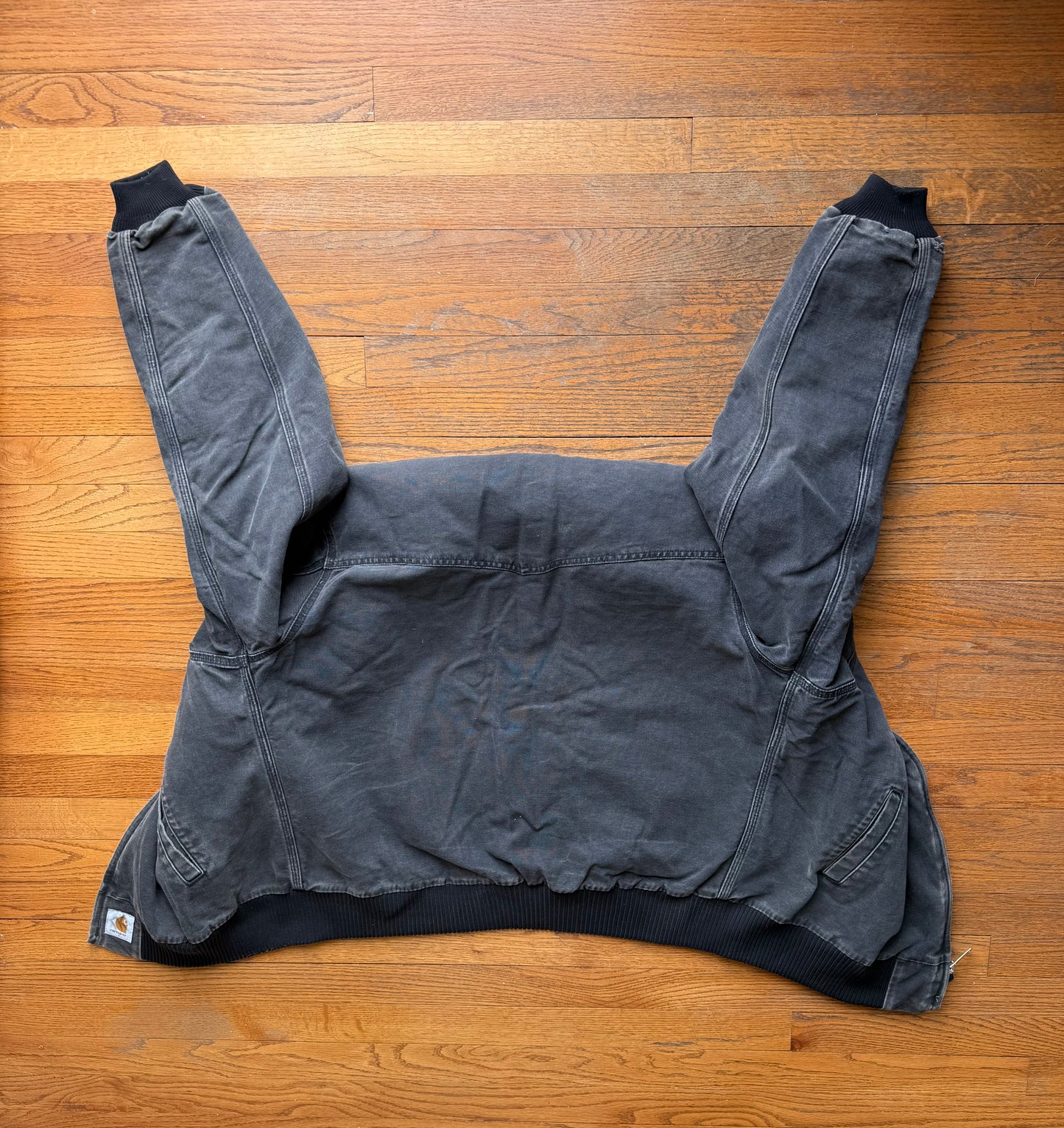 Faded Black Carhartt Santa Fe Jacket - XL