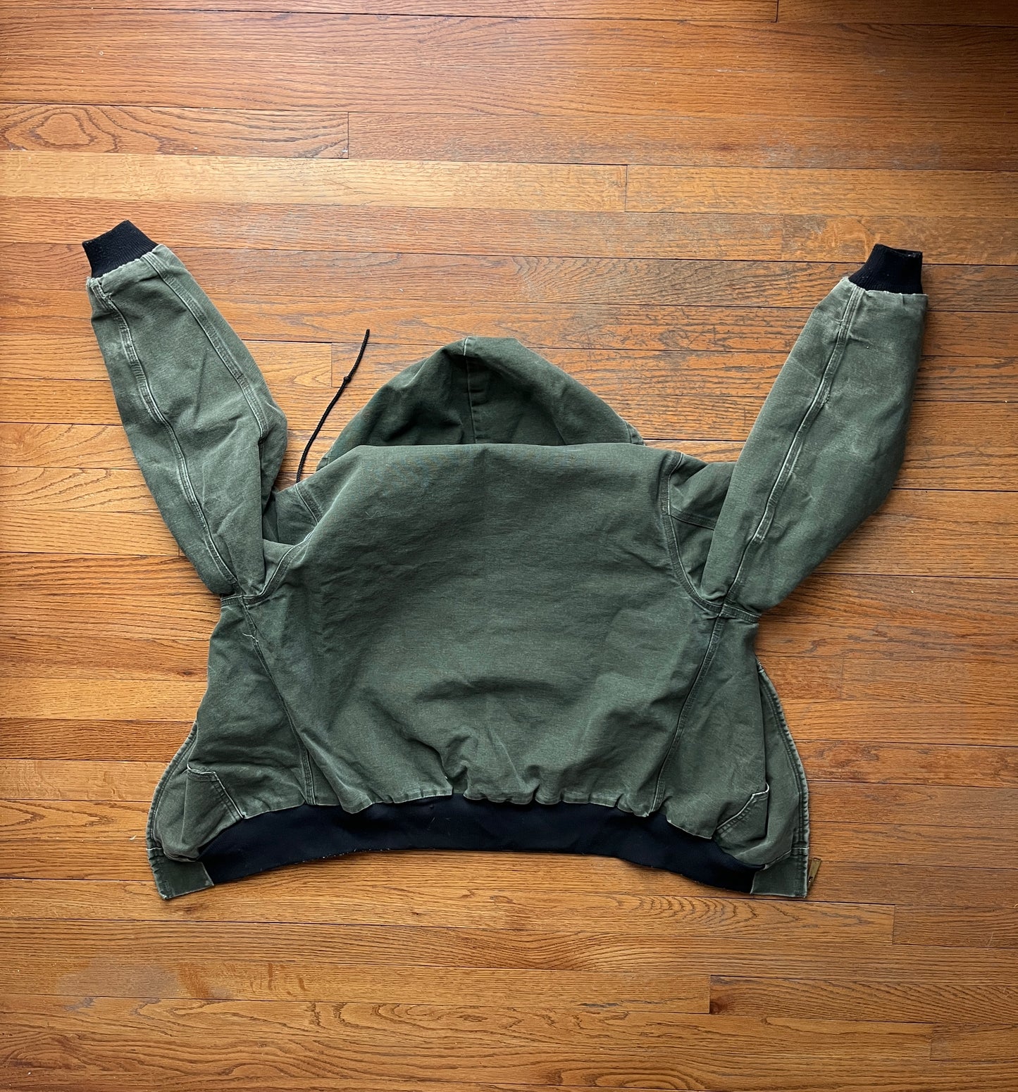 Faded Olive Green Carhartt Active Jacket - Medium