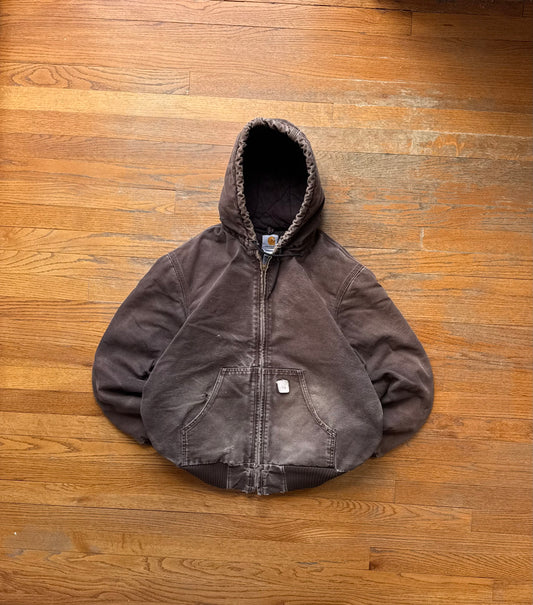 Faded Brown Carhartt Active Jacket - Medium