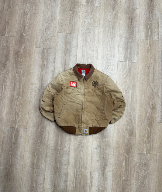 Faded Brown Carhartt Santa Fe Jacket - Large