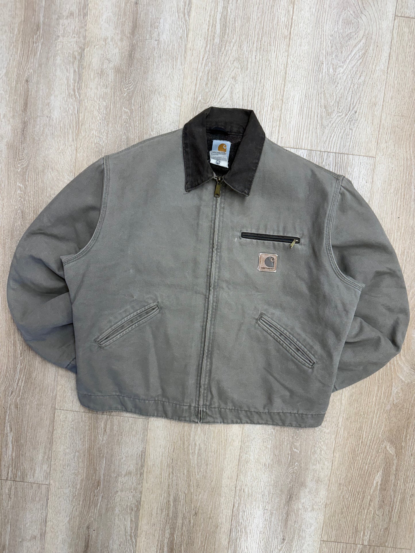 Faded Desert Sand Carhartt Detroit Jacket - Large