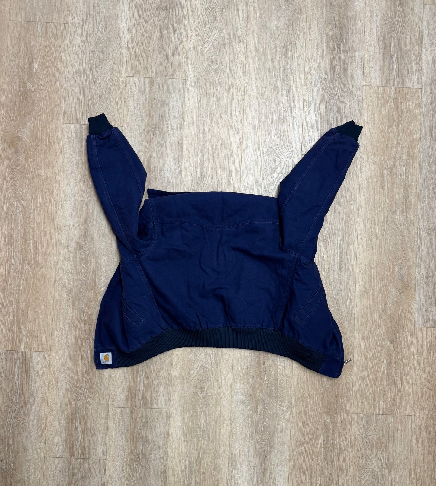 Faded Blue Carhartt Santa Fe Jacket - Medium
