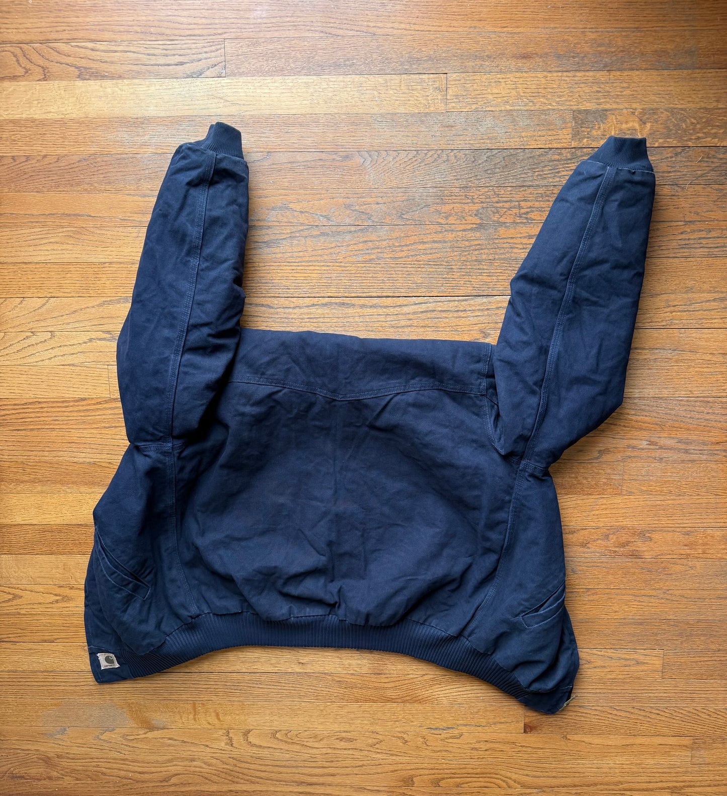 Faded Midnight Blue Carhartt Santa Fe Jacket - Medium