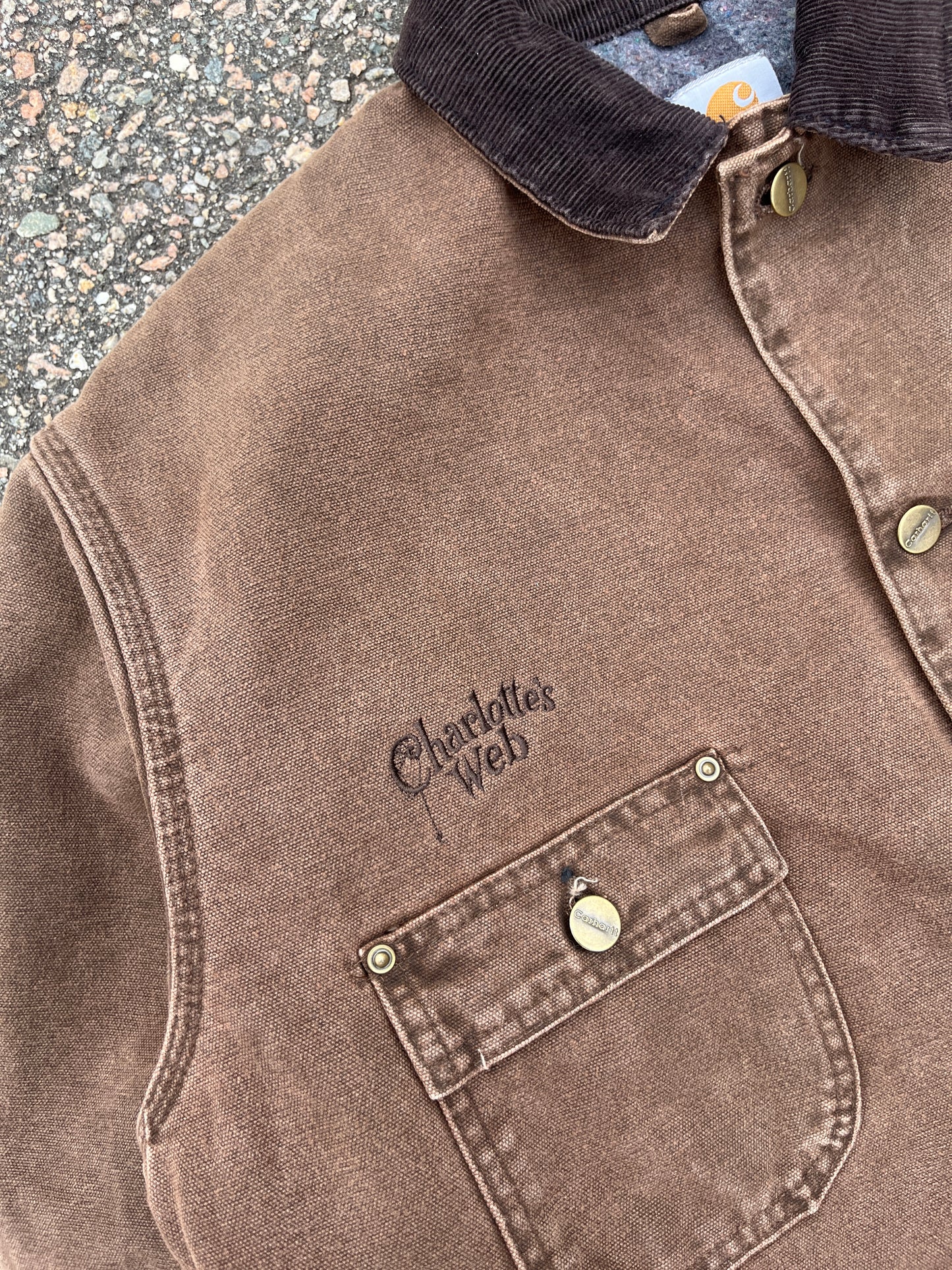 Charlotte’s Web Actor/Crew Chestnut Brown Carhartt Chore Jacket - Fits M-L