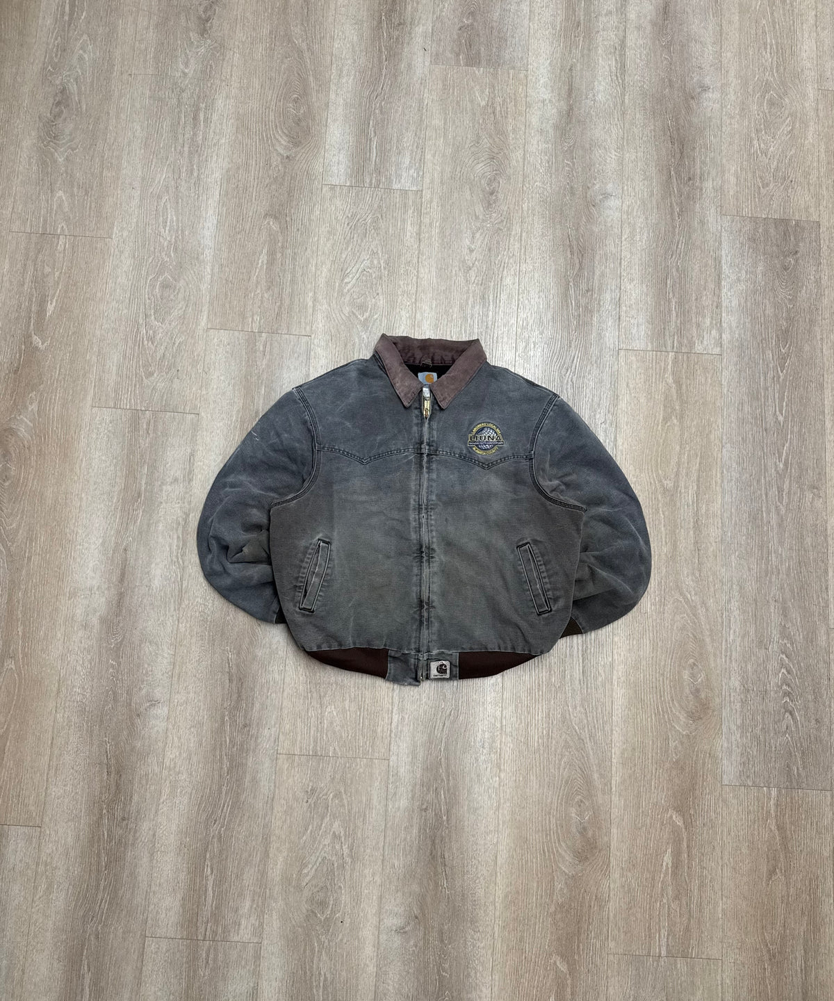 Faded Chestnut Brown Carhartt Santa Fe Jacket - Large