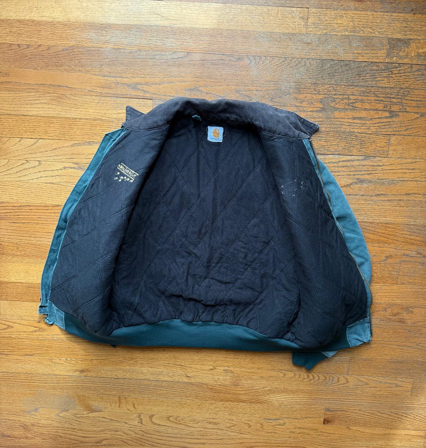 Faded Hunter Green Carhartt Santa Fe Jacket - Medium