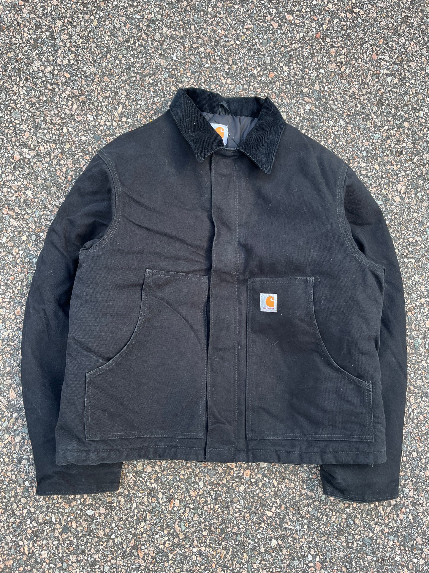 纯黑色 Carhartt 北极夹克 - 大号