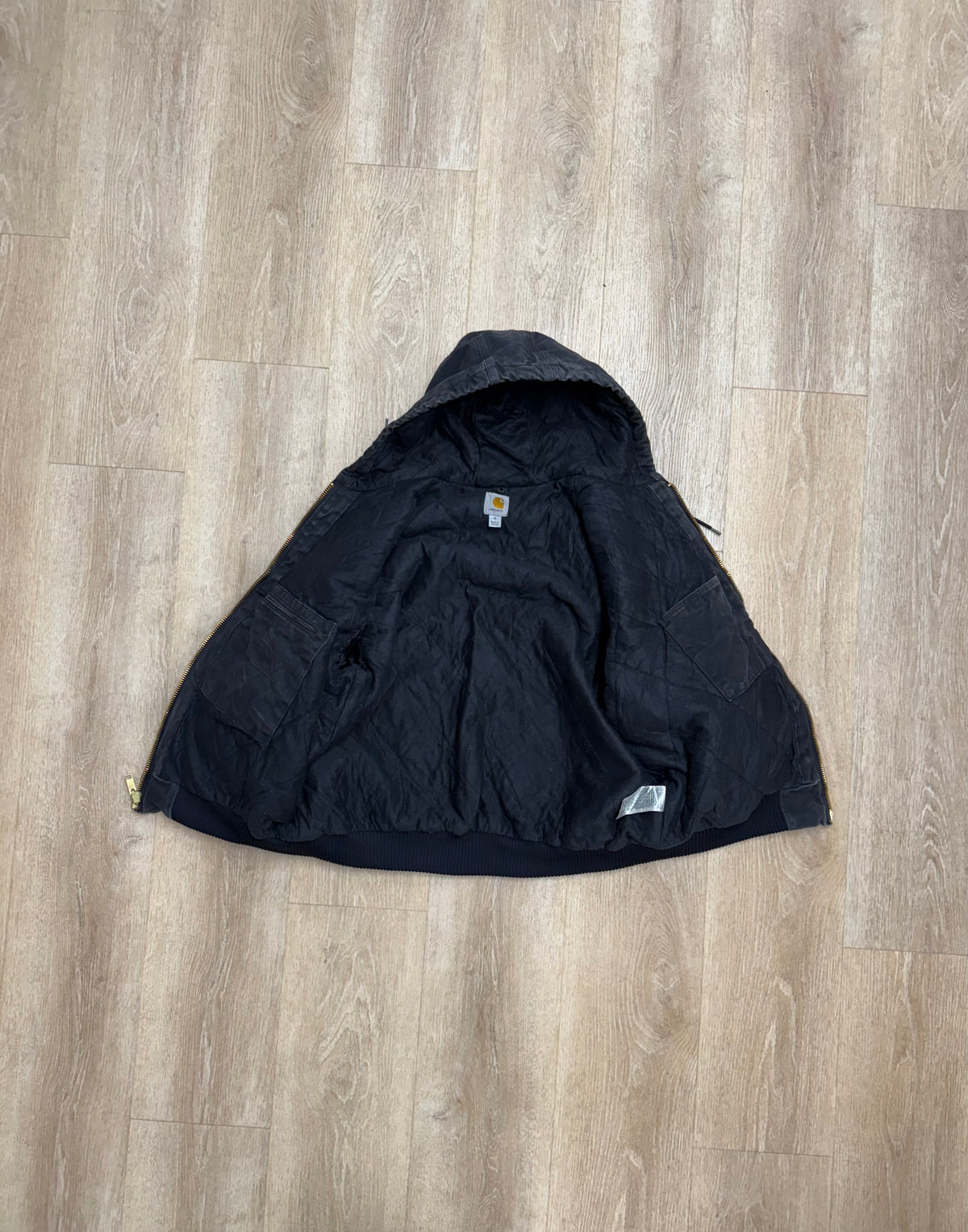 Faded Black Carhartt Active Jacket - XL