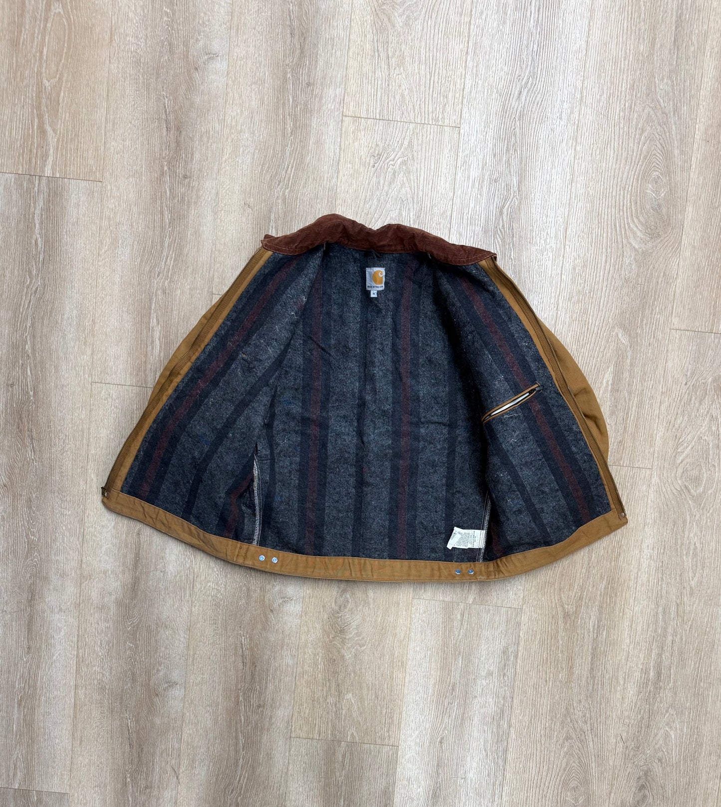 Faded Brown Carhartt Detroit Jacket - Medium