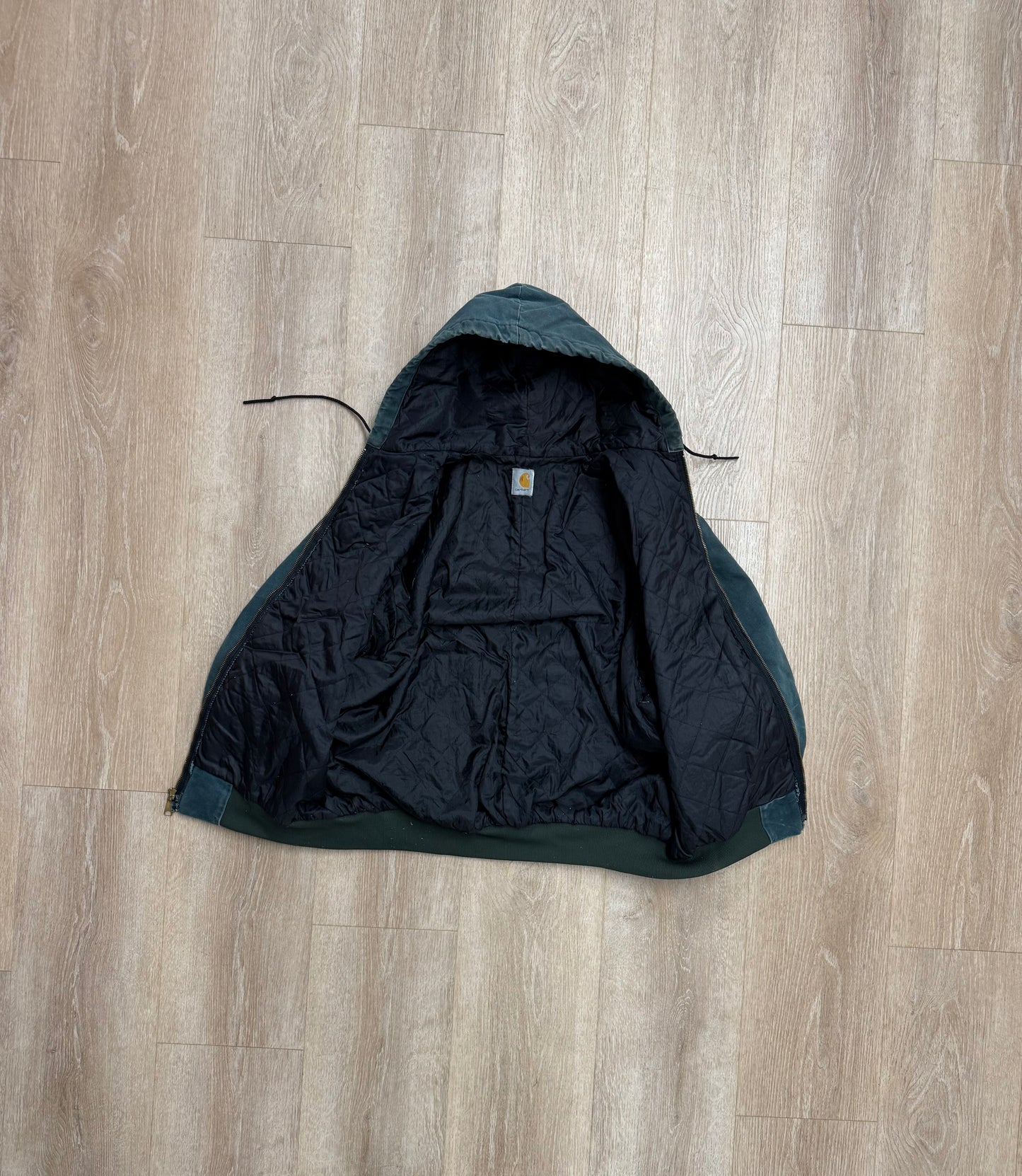Faded Hunter Green Carhartt Active Jacket - Large