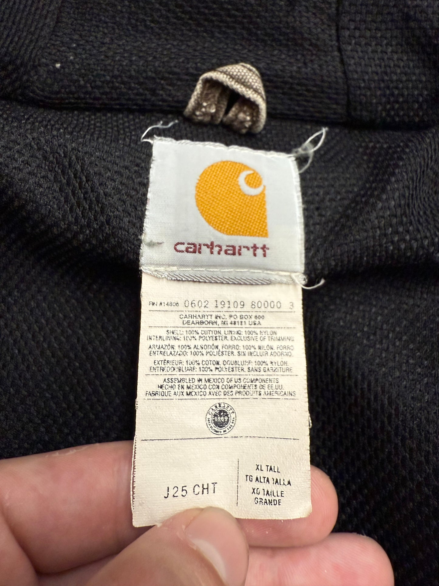 Faded Chestnut Brown Carhartt Active Jacket - XL