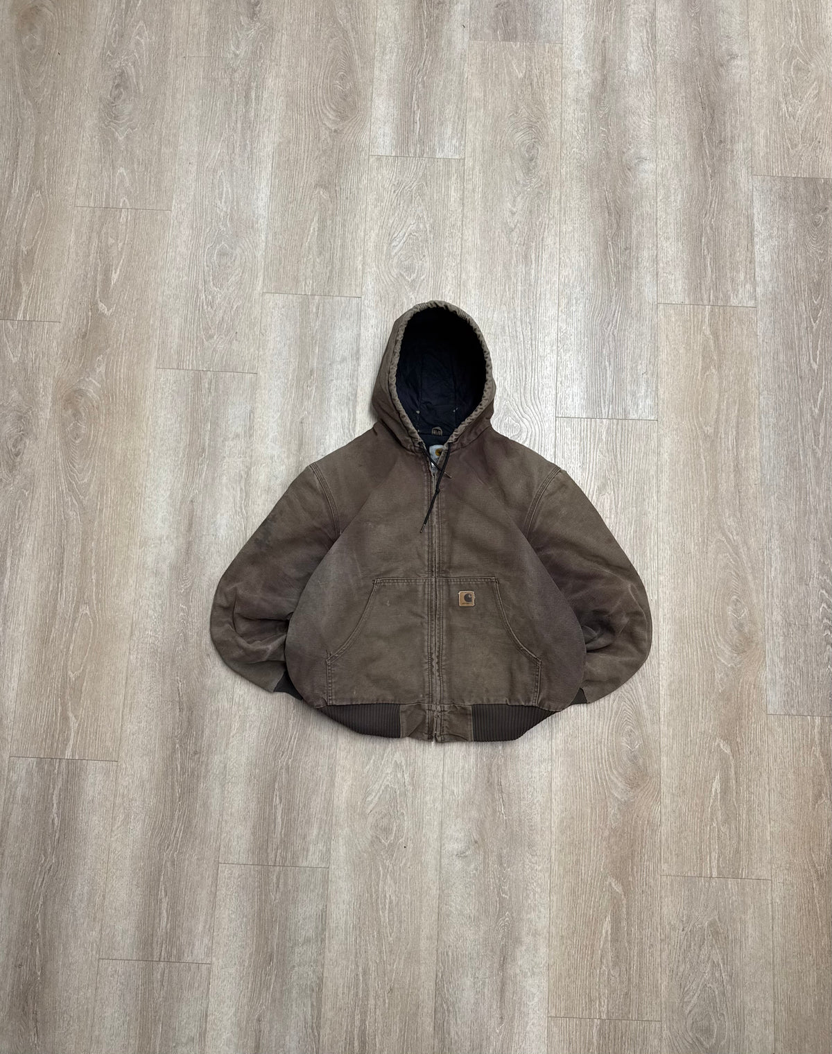 Faded Brown Carhartt Active Jacket - Large