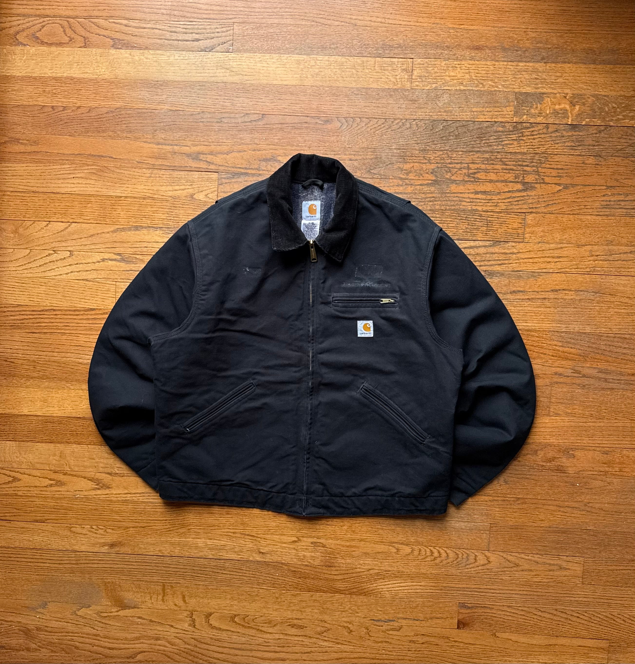 carhartt detroit jacket faded black s 新品 Carhartt Detroit Jacket - Faded Black / Black | Flatspot