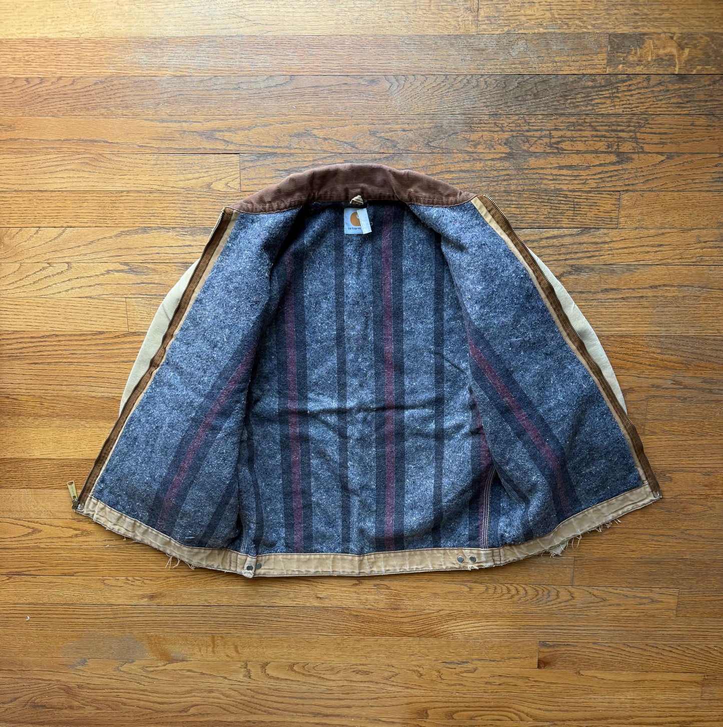 Faded Brown Carhartt Detroit Jacket - Medium Tall