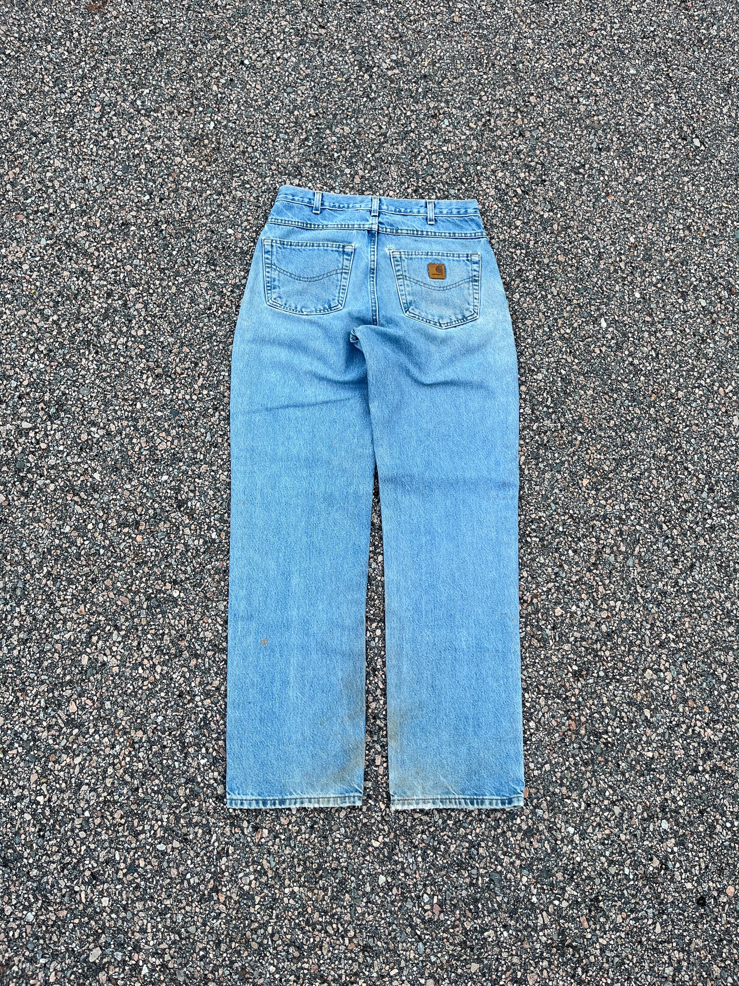 Faded Denim Carhartt Carpenter Pants - 32 x 33