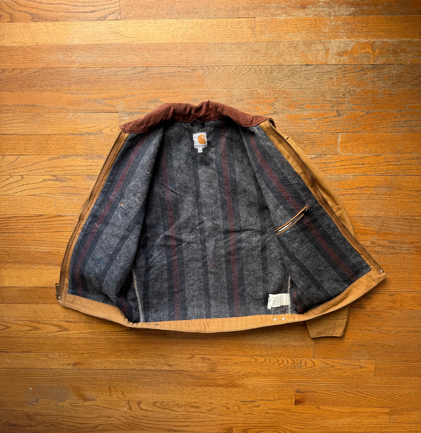 Faded Brown Carhartt Detroit Jacket - Medium