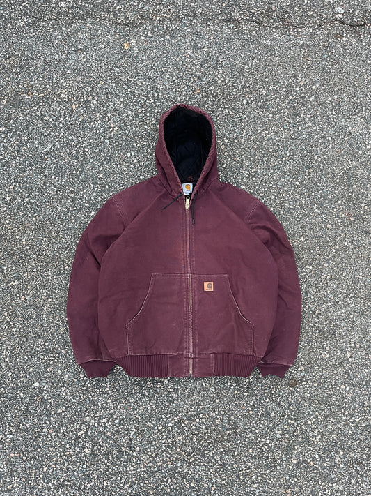 Faded Wine Carhartt Active Jacket - Boxy Large