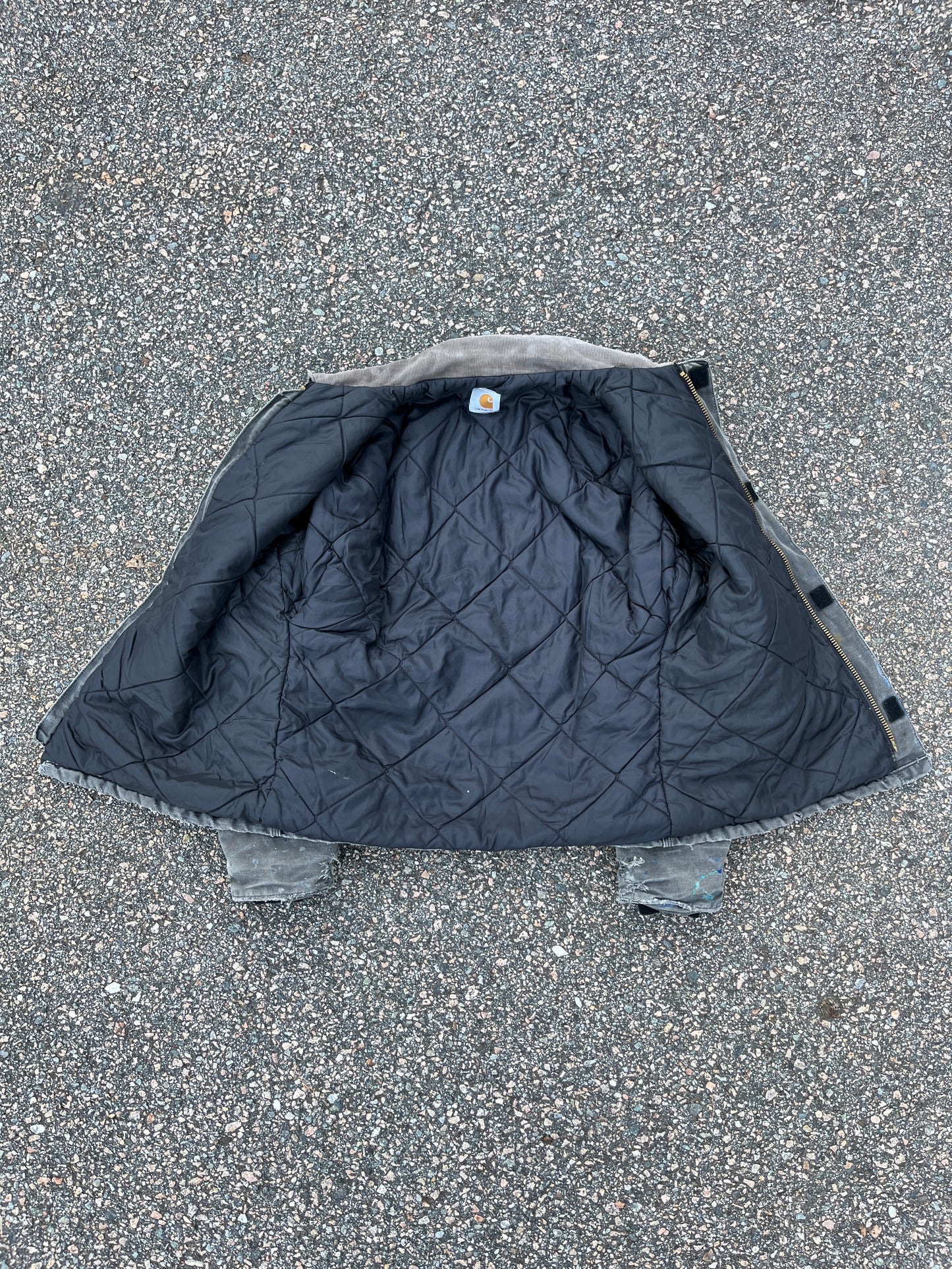 Faded n Painted Black Carhartt Arctic Jacket - Medium