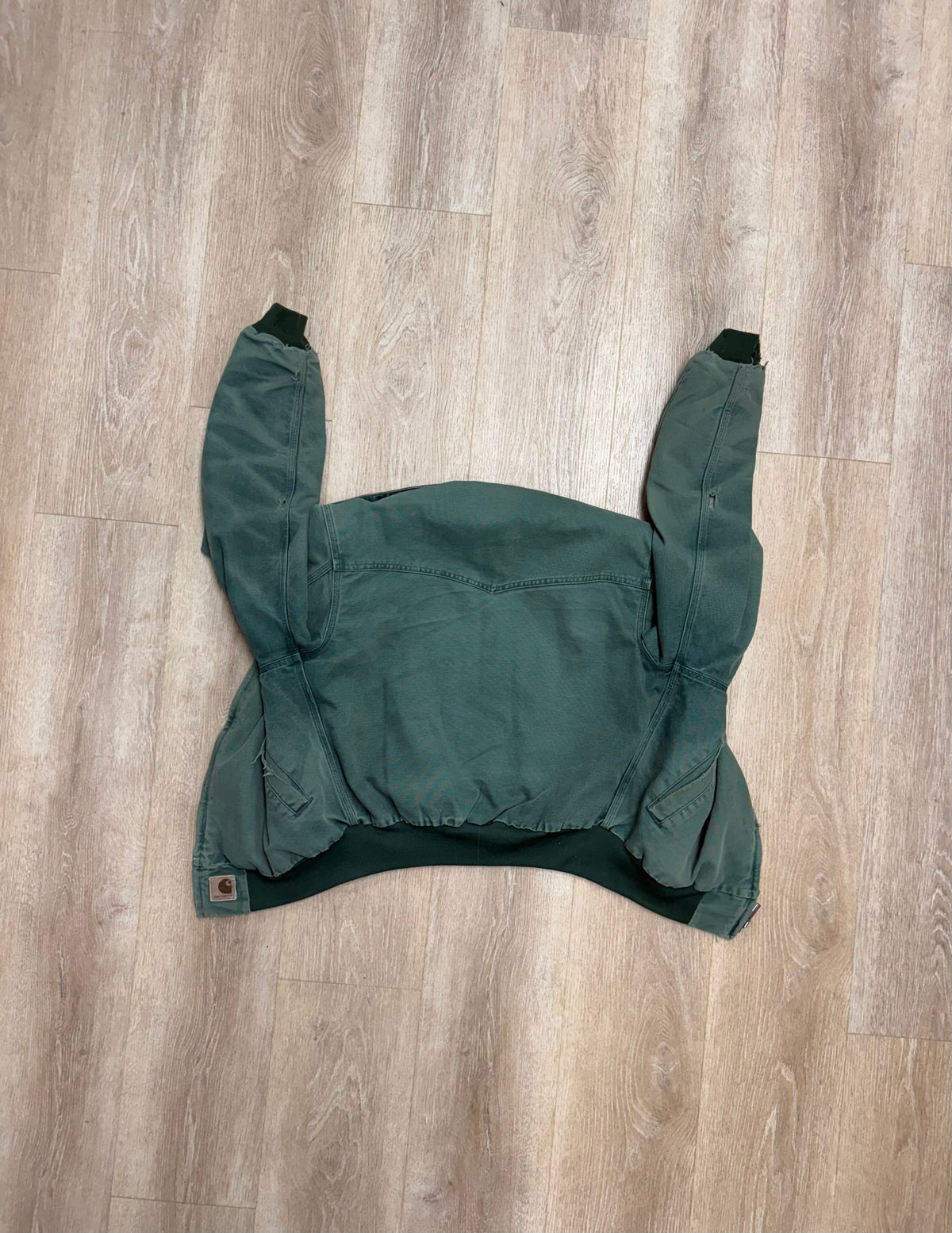 Faded Aspen Green Carhartt Santa Fe Jacket - Large