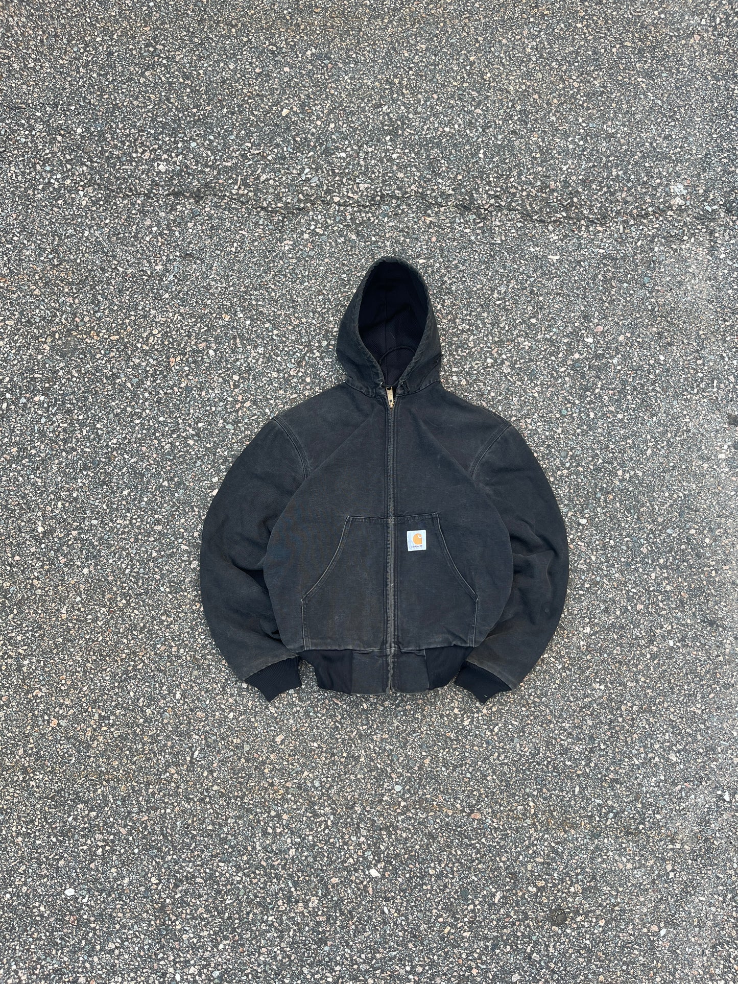 Faded Black Carhartt Active Jacket - Small