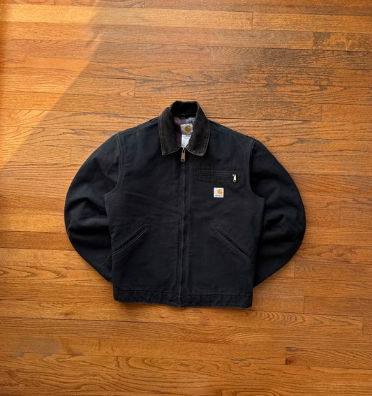 Faded Black Carhartt Detroit Jacket - Small