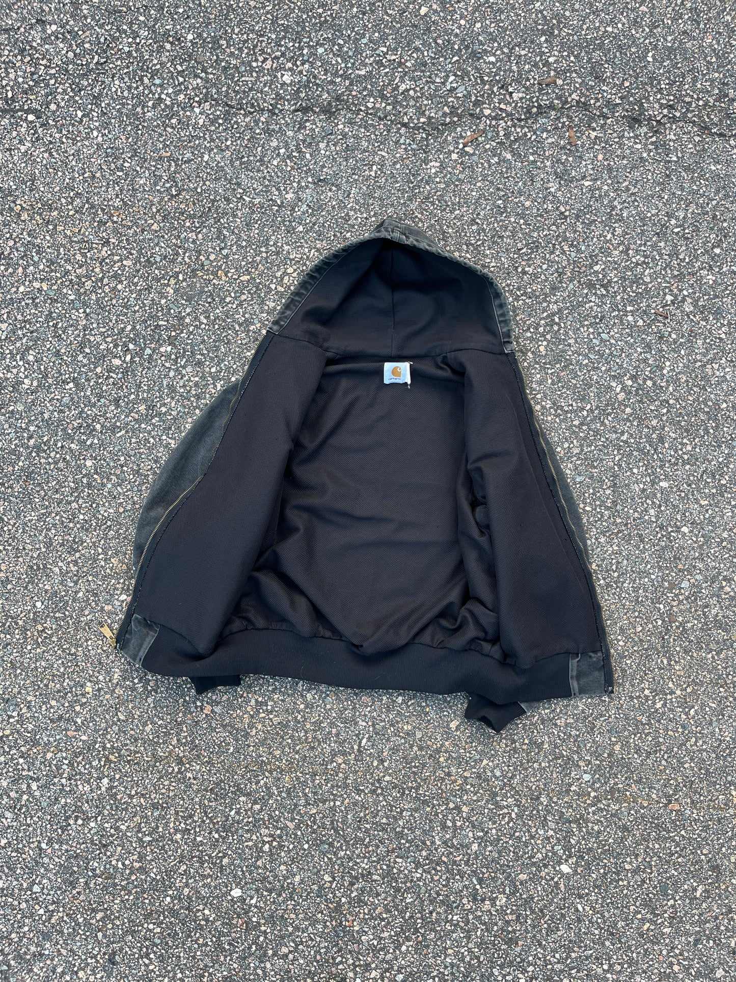 褪色黑色 Carhartt Active 夹克 - 中号