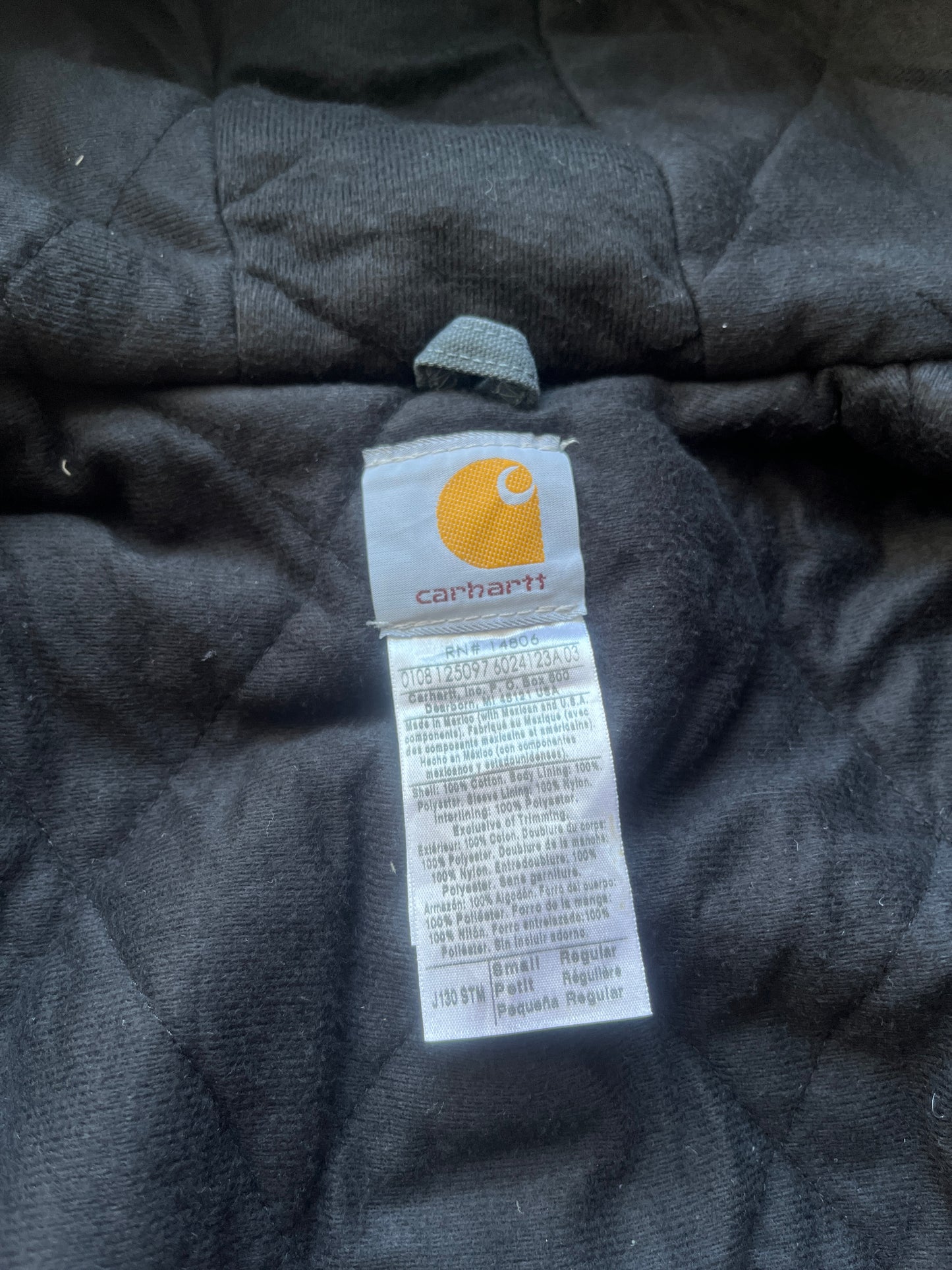 Faded Storm Blue Carhartt Active Jacket - Small