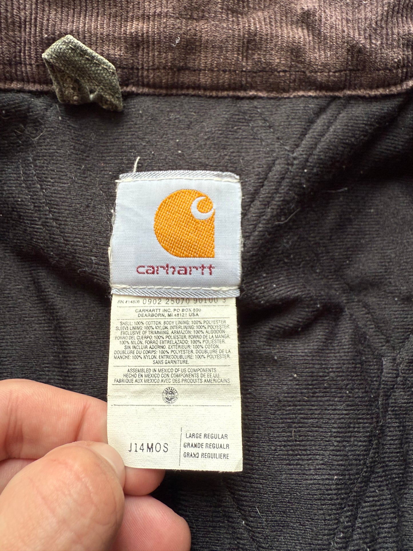 Faded Olive Green Carhartt Santa Fe Jacket - Fits M-L