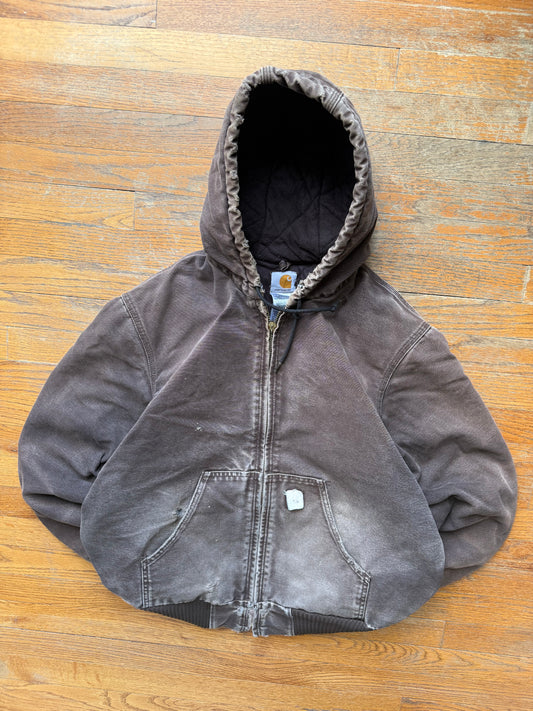 Faded Brown Carhartt Active Jacket - Medium