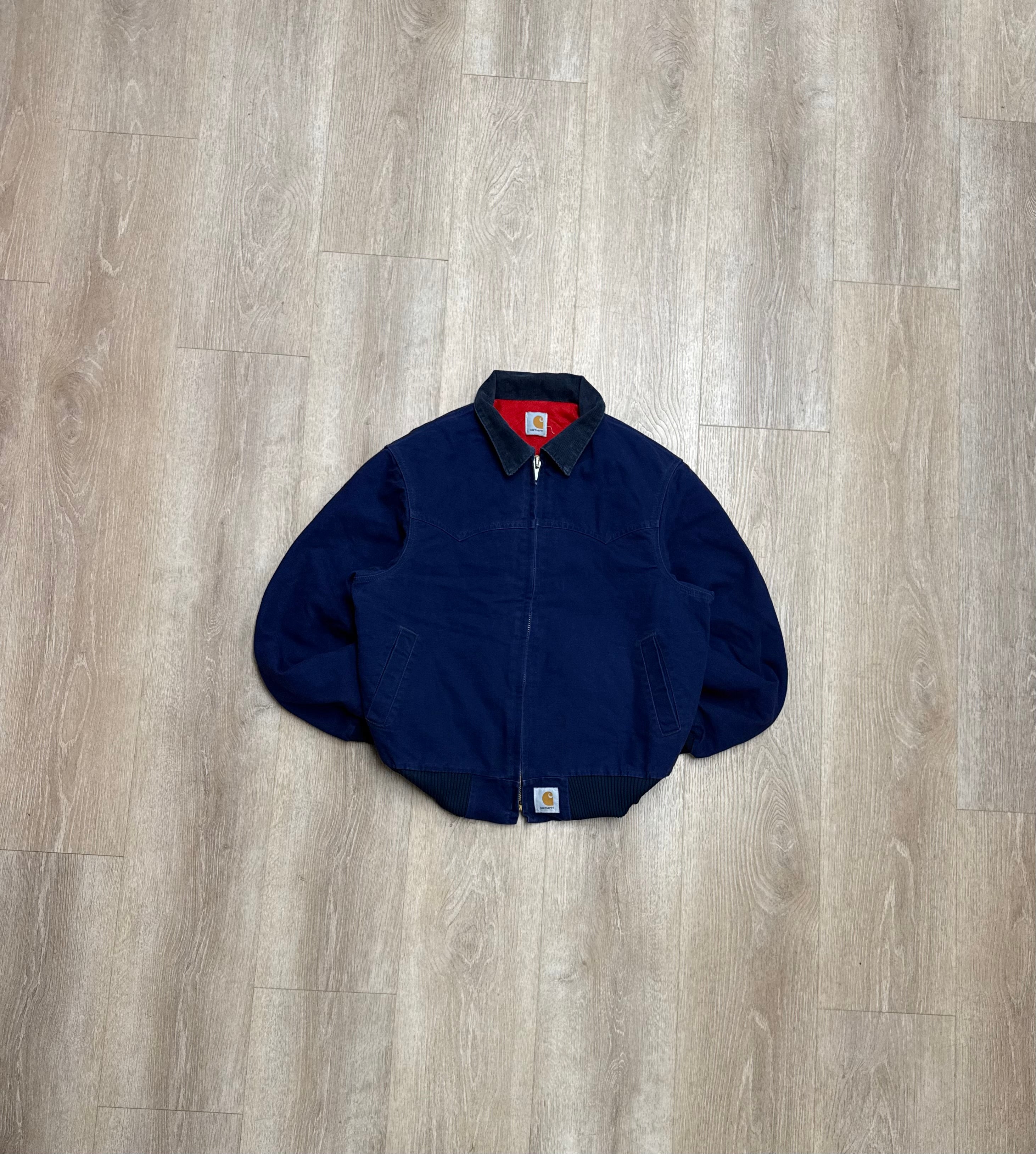 Faded Blue Carhartt Santa Fe Jacket - Medium – VTG By Mike