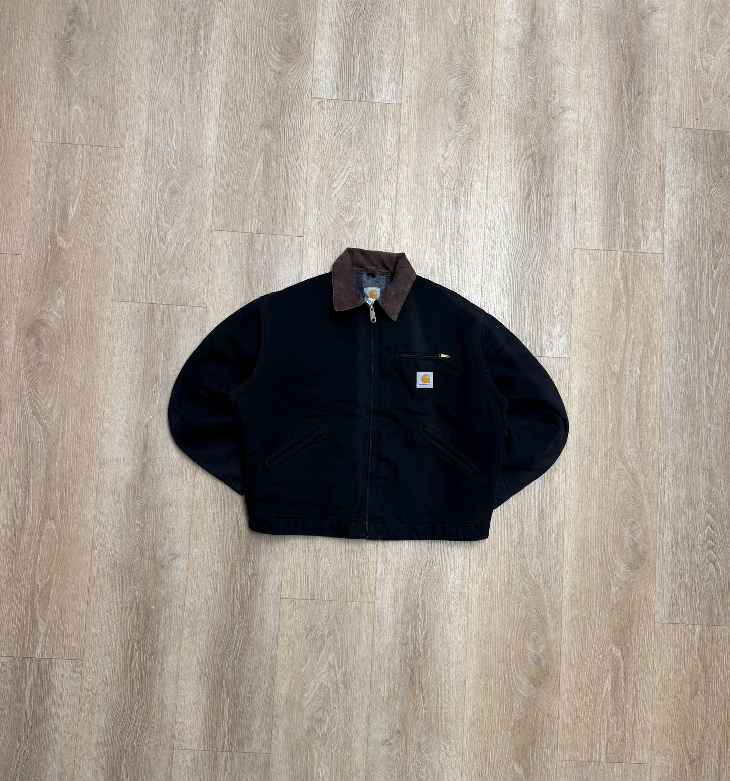 Faded Black Carhartt Detroit Jacket - XL