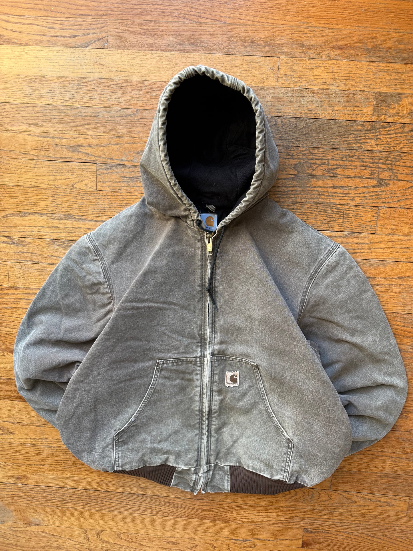 Faded Chestnut Brown Carhartt Active Jacket - XL