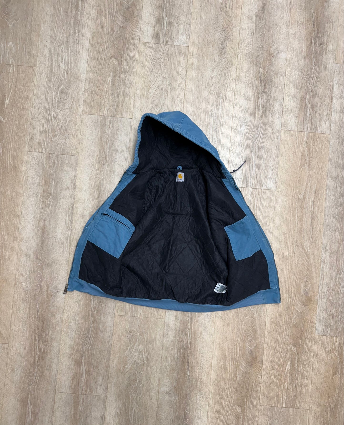 Faded Blue Carhartt Active Jacket - Medium